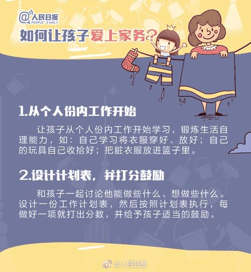 人民日報：1-13歲孩子學做家務年齡表，舍不得用孩子才害了他！暑假動起來！