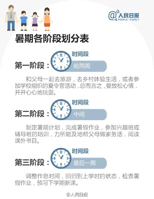 學(xué)霸暑假作息曝光，假期是差距的開(kāi)始： 你需要這樣一張假期計(jì)劃表（轉(zhuǎn)給家長(zhǎng)）